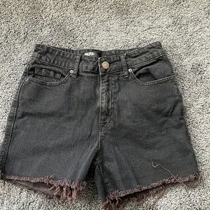 BDG high rise jean shorts 27